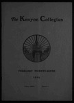 Kenyon Collegian - February 26, 1909
