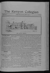 Kenyon Collegian - March 11, 1911