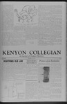 Kenyon Collegian - November 12, 1954