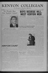 Kenyon Collegian - April 22, 1955