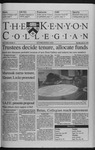 Kenyon Collegian - April 29, 1999