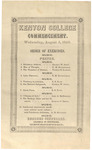 Commencement 1846