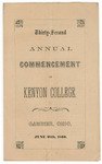 Commencement 1860