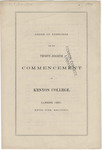 Commencement 1866