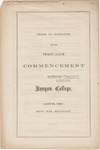 Commencement 1867