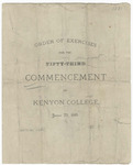 Commencement 1881