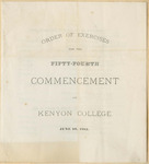Commencement 1882