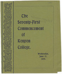 Commencement 1899