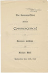 Commencement 1901