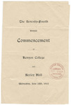 Commencement 1902