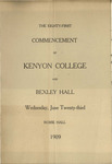 Commencement 1909