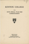 Special Wartime Commencement December 1943