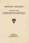 Special Wartime Convocation February 1944