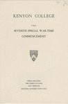Special Wartime Commencement May 1945