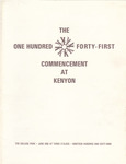 Commencement 1969
