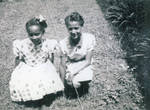 Vera Payne and Oneida Fisher as children ca. 1936