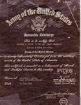 Stanley White's Honorable Discharge Papers ca. 1945