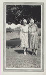 Elizabeth Ralls and cousin Mag ca. 1930