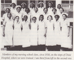 Ellamae Simmons' nursing school classmates ca. 1938