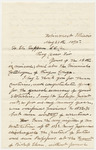 Letter from Samuel Chase to Eli Tappan by Samuel Chase