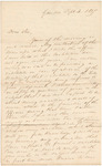 Letter from Benjamin F. Bache to Charles P. McIlvaine by Benjamin F. Bache