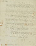 Letter from Hiram L. White to Mary Jane Davis by Hiram L. White
