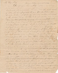 Letter from Hiram L. White to Mary Jane Davis by Hiram L. White