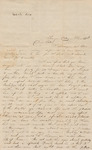 Letter from Joseph W. McCorkle to Nancy B. McCorkle by Joseph W. McCorkle