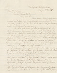 Letter from A. Banning Norton to Eli Tappan by A. Banning Norton