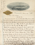 Letter from John D. Caldwell to a friend of Mr. A. B. Norton by John D. Caldwell