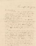 Letter from William Baker to Jerome Buckingham by William Baker