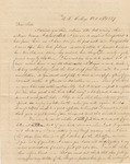 Letter from Jerome Buckingham to his sister by Jerome Buckingham