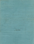 Letter from Henry Calhoun to Jerome Buckingham by Henry Calhoun