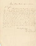 Letter from Benjamin L. Lang to Thomas P. Reed by Benjamin L. Lang