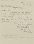 Letter from Fay Reed Spidel to William Foster Peirce by Fay Reed Spidel