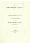 Gambier Catalogue and Calendar for 1842-3: Comprising the Theological Seminary of the Diocese of Ohio, Kenyon College and Kenyon Grammar Schools.
