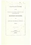Catalogue of the Theological Seminary of the Diocese of Ohio, Kenyon College, and Kenyon Grammar Schools. 1844-1845