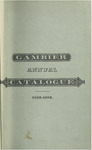 Gambier Catalogue 1882-1883