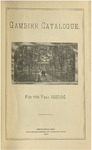 Gambier Catalogue 1883-1884