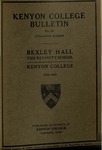 Kenyon College Bulletin No. 85 Catalogue Number - Bexley Hall The Divinity School of Kenyon College 1923-1924