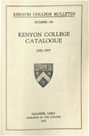 Kenyon College Bulletin No. 148 - Kenyon College Catalogue 1936-1937