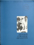 Kenyon College Bulletin: Catalog Issue 1972-1973