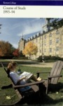 Kenyon College Course of Study 1993-1994