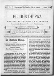 EL IRIS DE PAZ 11 de noviembre de 1905