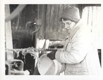 Woman Pouring Feed