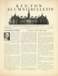 Kenyon Alumni Bulletin - July 1943