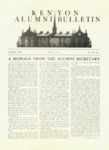 Kenyon Alumni Bulletin - May 1949