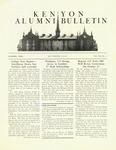 Kenyon College Alumni Bulletin - October 1949