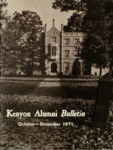 Kenyon Alumni Bulletin - October-December 1971