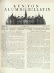 Kenyon Alumni Bulletin - Summer 1951